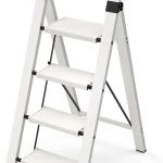 Taranta Aluminum Step Ladder Foldable Lightweight Home Tool-0