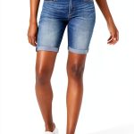 Levi Strauss Signature Gold Maternity Denim Shorts-0
