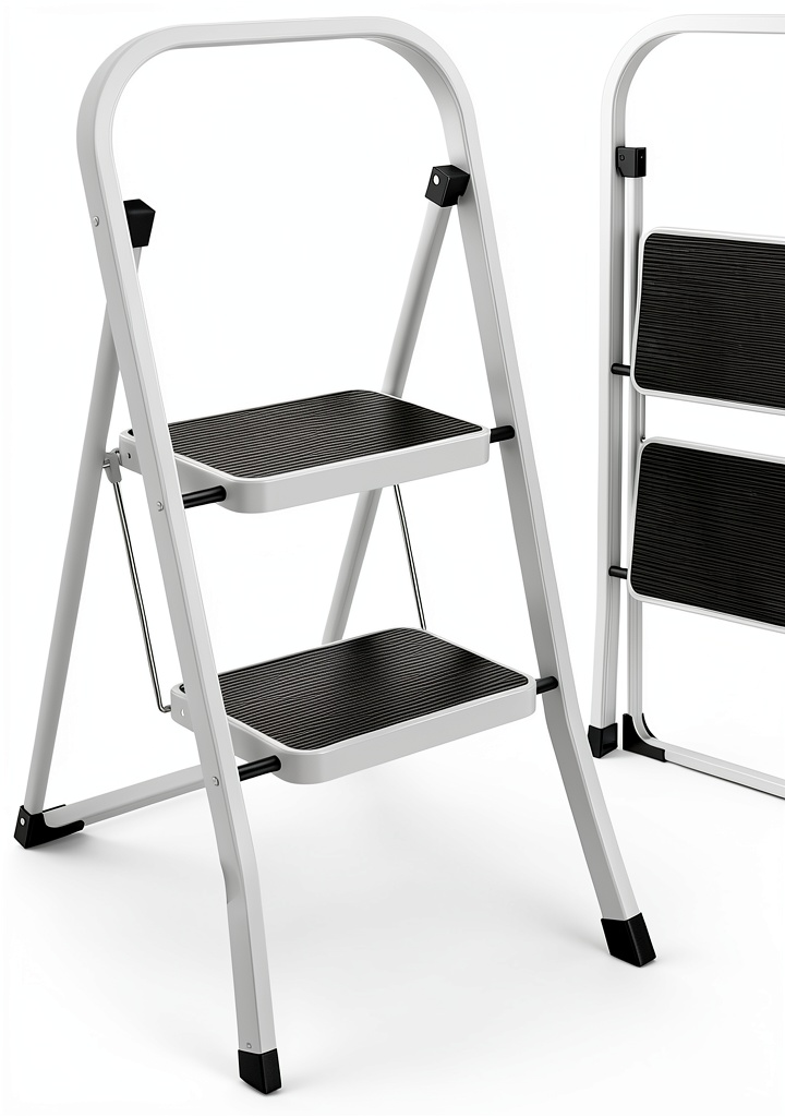 HBTower 2 Step Ladder in use
