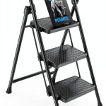 Medical King 3 Step Stool Folding Steel Ladder for Adults-0