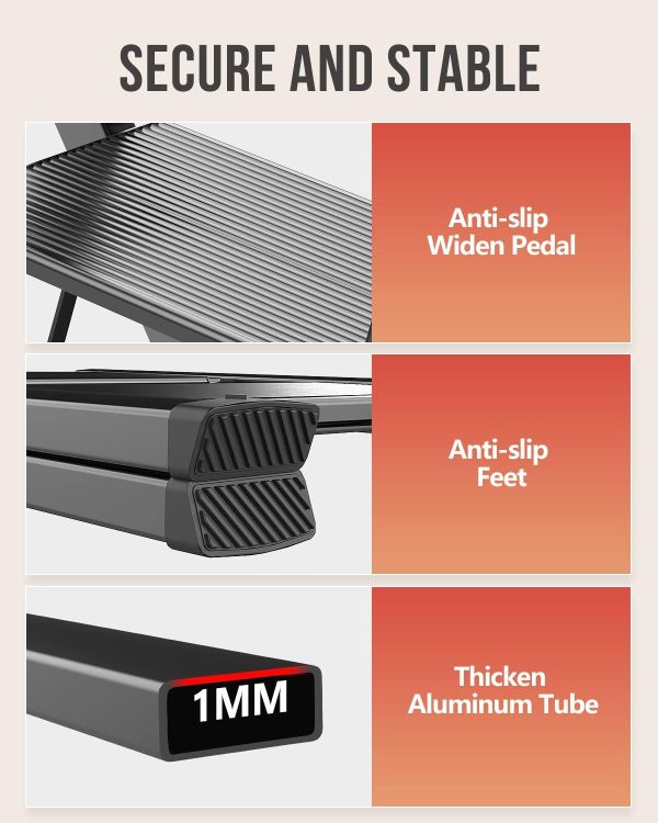 WOA WOA Aluminum Step Ladder Foldable Lightweight Home Use-4