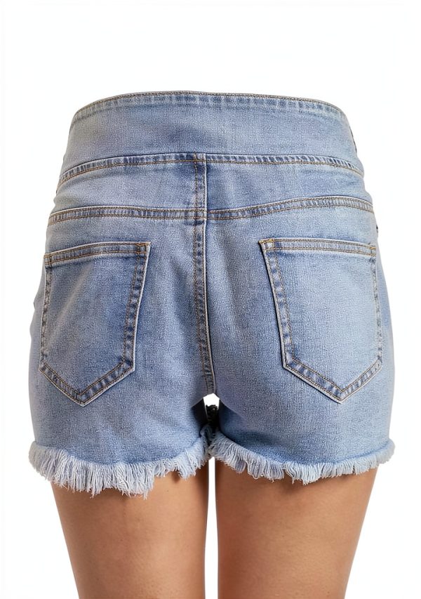 Denim Maternity Shorts BrandX Women's Stretch Fit-2