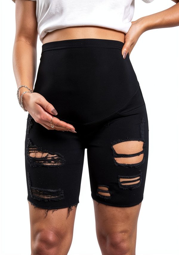Maternity Athletic Shorts BrandX High Waist-0