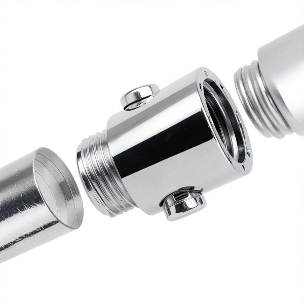 Shower Head Shut Off Valve,Leak Proof Shower Head Control Valve,Button Type Shower On Off Valve, Shower Head Water Control Valve for Bathroom,Kitchen,RV ﻿ ﻿-1