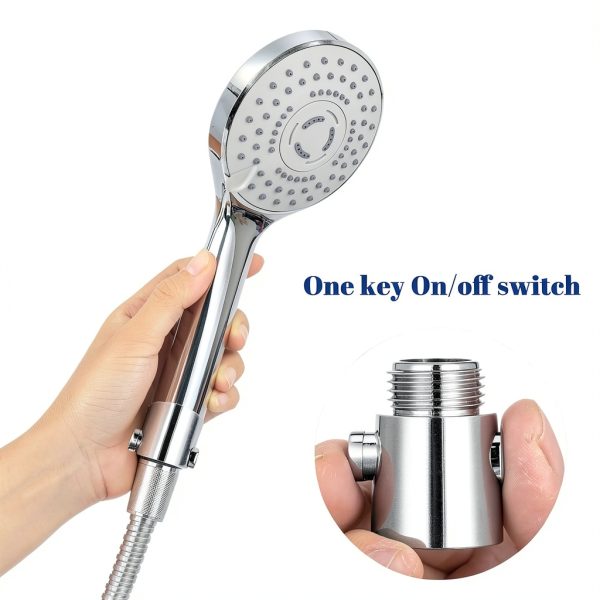 Shower Shut Off Valve Xelsluthe 3-Piece G1/2" Chrome Button-4