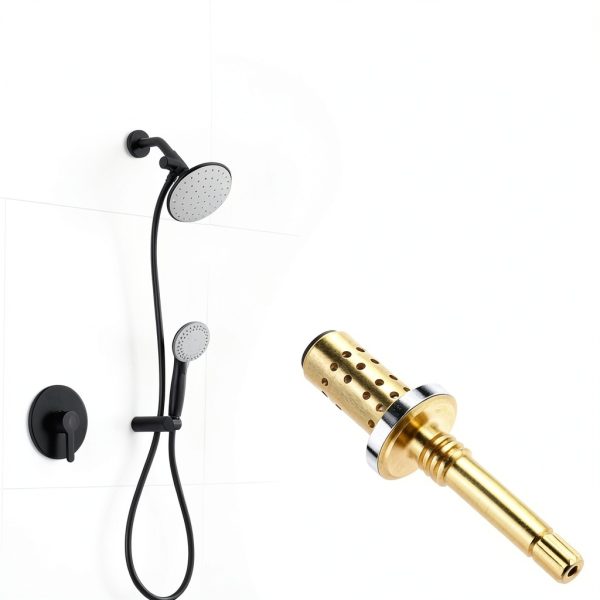 TA-10 Spindle Assembly Tanxury Brass Kit for Symmons Temptrol Valve-5