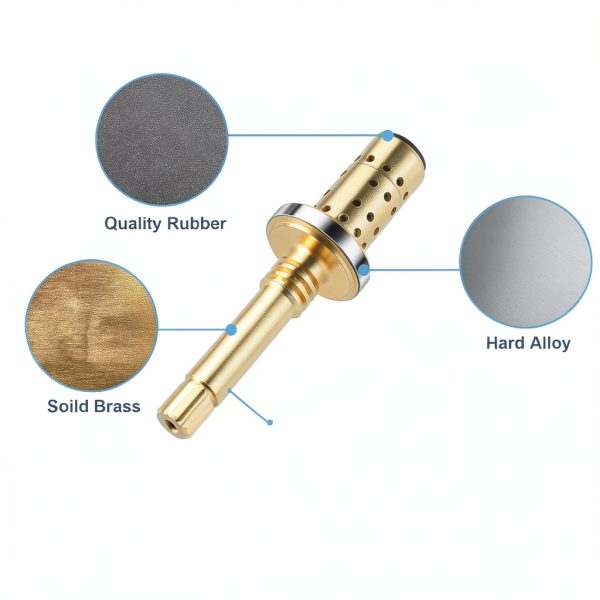 TA-10 Spindle Assembly Tanxury Brass Kit for Symmons Temptrol Valve-2
