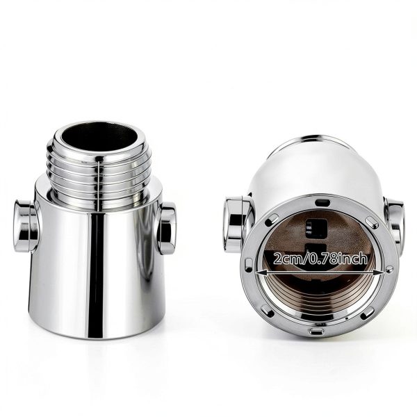Shower Shut Off Valve Xelsluthe 3-Piece G1/2" Chrome Button-1