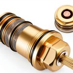 94282000 Thermostatic Cartridge Brass Version – 3/4" Compatible with Hansgrohe 94282000 for Ecostat Showers, Two-Hole & Three-Hole Thermostatic Tub Fillers, Replaces Plastic Version-0
