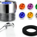 Shower Flow Restrictor 7 Pack Mozeat Lens Stainless Steel 1.2-2.5 GPM-0