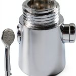 Shower Head Shut Off Valve,Leak Proof Shower Head Control Valve,Button Type Shower On Off Valve, Shower Head Water Control Valve for Bathroom,Kitchen,RV ﻿ ﻿-0