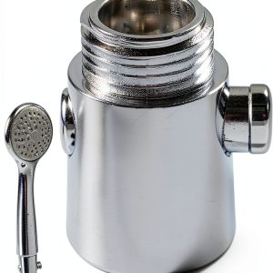 Shower Head Shut Off Valve,Leak Proof Shower Head Control Valve,Button Type Shower On Off Valve, Shower Head Water Control Valve for Bathroom,Kitchen,RV ﻿ ﻿-0