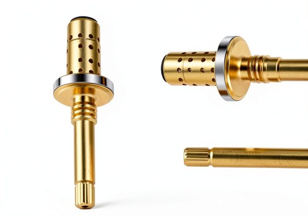 TA-10 Spindle Assembly Tanxury Brass Kit for Symmons Temptrol Valve-1