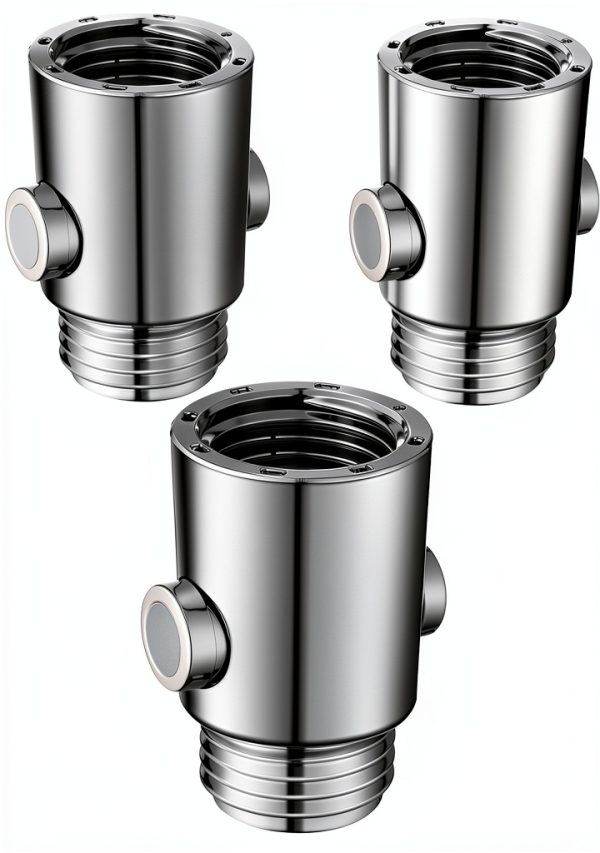Shower Shut Off Valve Xelsluthe 3-Piece G1/2" Chrome Button-0