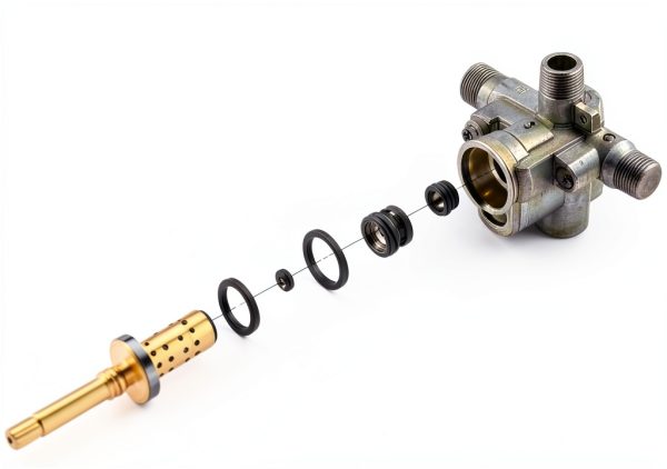 TA-10 Spindle Assembly Tanxury Brass Kit for Symmons Temptrol Valve-6
