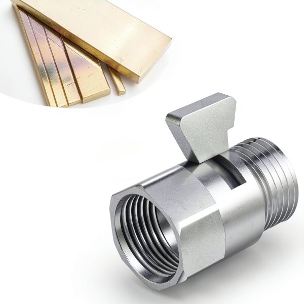 Shower Shut Off Valve G1/2 Brass with Lever by SENLIXIN Universal Size-3