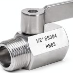 Shower Flow Control Valve GOVALVE 1/2" NPT Stainless Steel Ball Valve-0