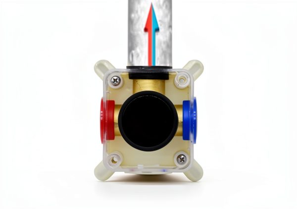Digital Display Shower Valve Backnets Matte Black Single Function-6