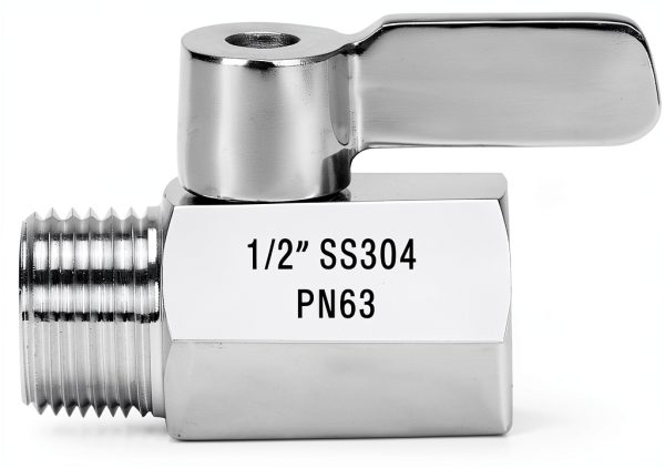 Shower Flow Control Valve GOVALVE 1/2" NPT Stainless Steel Ball Valve-1