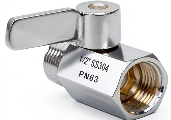 Shower Flow Control Valve GOVALVE 1/2" NPT Stainless Steel Ball Valve-4