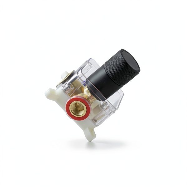 Digital Display Shower Valve Backnets Matte Black Single Function-1