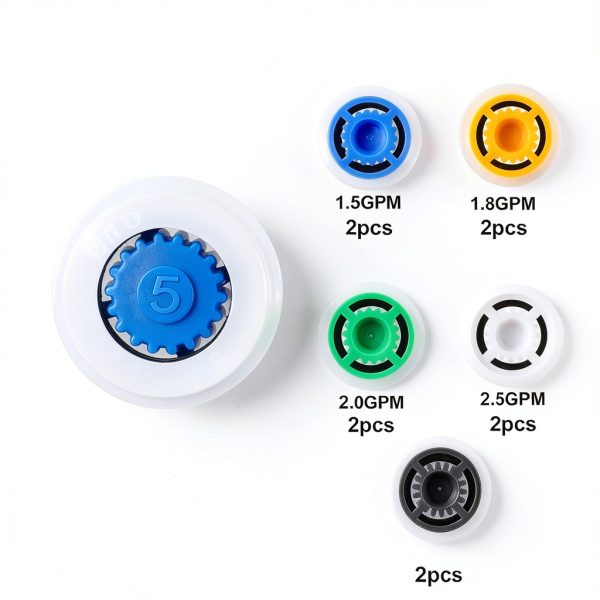Shower Head Flow Restrictor 10 Pack Goktvai Copper Plastic 1.5‑3.0 GPM-1