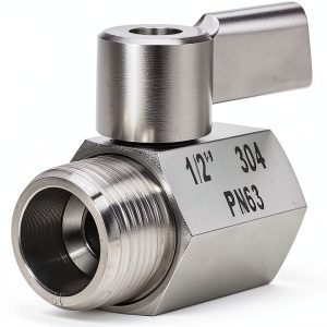 Showerhead Shut Off Valve SHEKUSU 304 Stainless Mini Ball 1/2" NPT-0