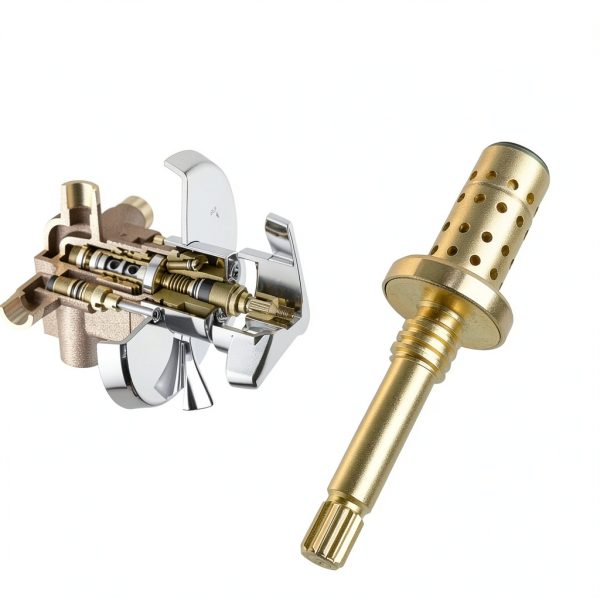 Sleepzj TA-10 Flow Control Spindle Assembly 5pcs Brass Shower Valve-4