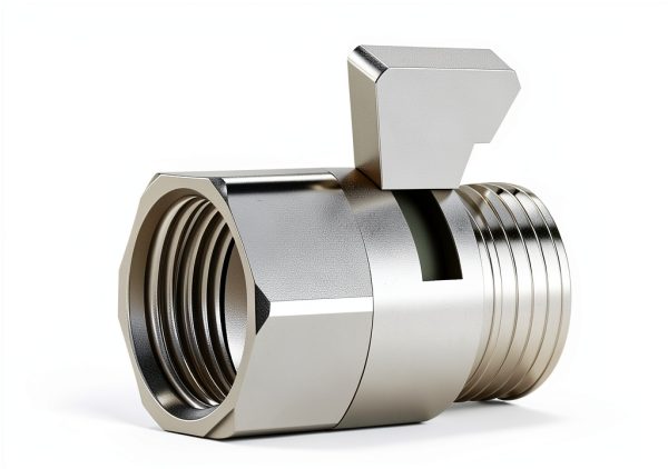 Shower Shut Off Valve G1/2 Brass with Lever by SENLIXIN Universal Size-4