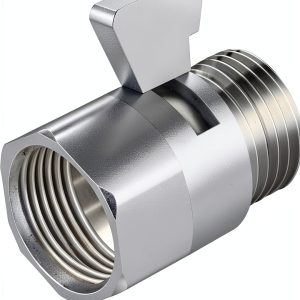 Shower Shut Off Valve G1/2 Brass with Lever by SENLIXIN Universal Size-0