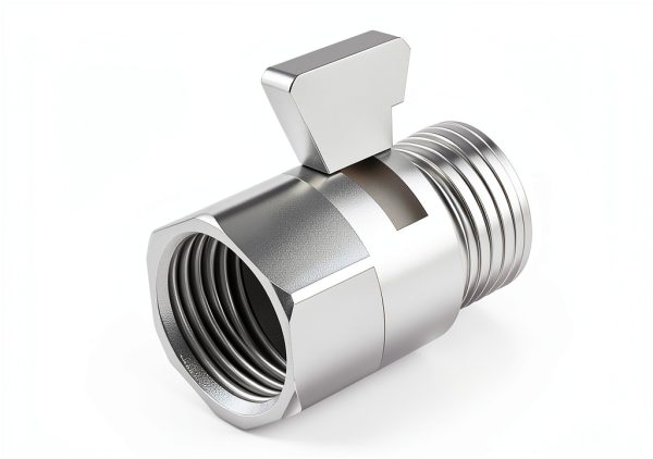 Shower Shut Off Valve G1/2 Brass with Lever by SENLIXIN Universal Size-2